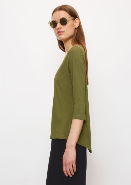 Donna T-Shirt Fern Green T-Shirt Loose Fit In Cotone Biologico Offerta